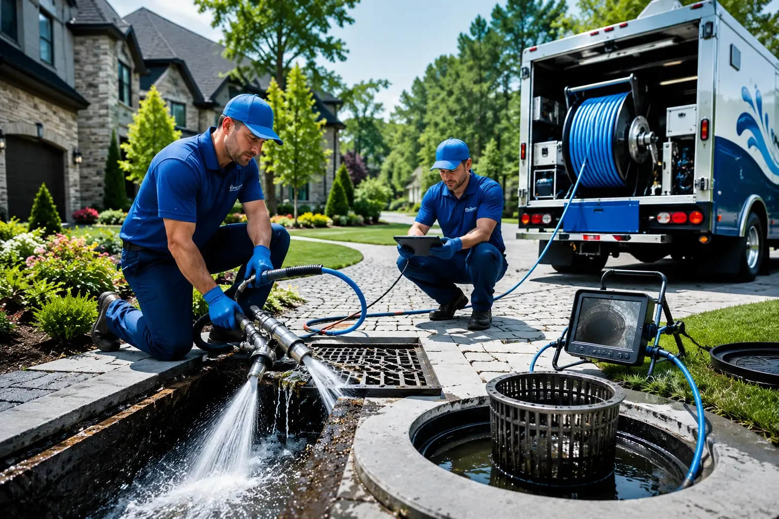 Local outdoor drain cleaning professionals in Hitchins, KY